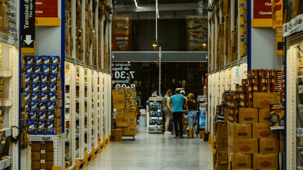 Inside of hardware store